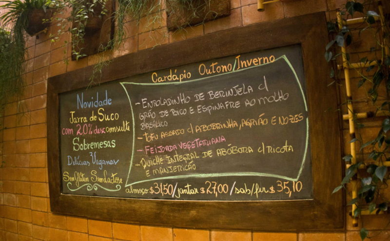 Restaurante vegetariano e vegano, Alternativa Casa do Natural, Vila Madalena Sao Paulo 2